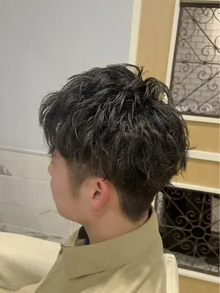 パーマ メンズ ヤシロケンタ メンズ特化のヘアスタイル