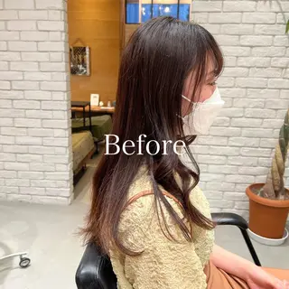 セミロング パーマ レディースヘア💫 加藤たいが🐯のヘアスタイル