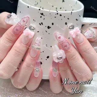 ネイル 長いだし/スカルプ/ パラシェルN.oneのネイルデザイン