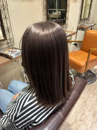 ミディアム カラー Cherie所属・綾 【あや】のヘアスタイル