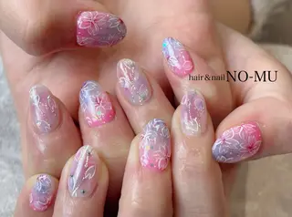 ネイル hair＆nail NO-MU所属・hair＆nail NO-MUのネイルデザイン