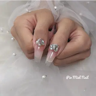 ネイル momo 長さだしのネイルデザイン