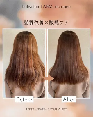 セミロング カラー 石川 卓也のヘアスタイル