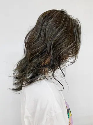 セミロング カラー 🔥men's特化 🔥三上 拓真のヘアスタイル