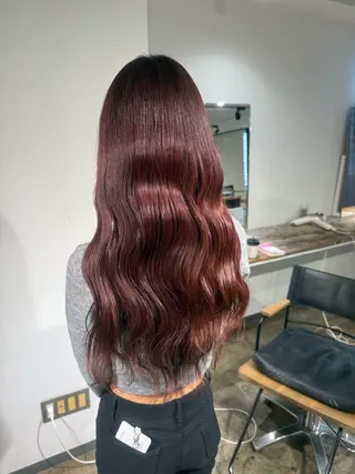 ロング カラー 🫧ブリーチモデル/ 透明感カラー /みきのヘアスタイル
