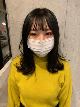 セミロング ピンクベージュ/新潟 万代/高橋桃葉🍑のヘアスタイル