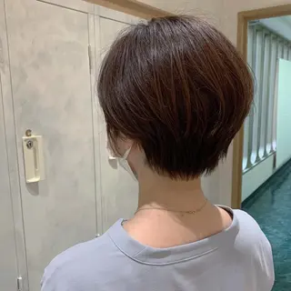 ショート 韓国ﾍｱ&ｼｮｰﾄ ボブ💜桑原のヘアスタイル