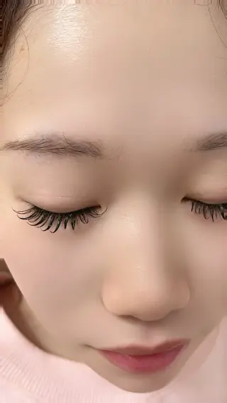 マツエク・マツパ ゆり❤️愛.ラッシュ AURAのマツエク・マツパデザイン