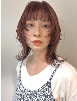 ミディアム 山浦司颯‪/ カラー/レイヤーのヘアスタイル