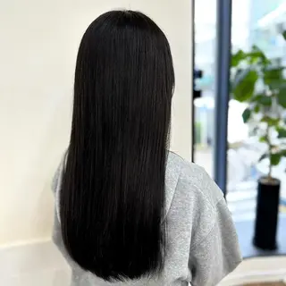 ロング カラー 美髪縮毛矯正🫧 艶カラー/スズカのヘアスタイル