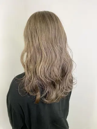 セミロング 【美髪矯正】【スト カール】小野村翔太のヘアスタイル