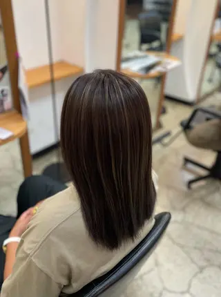 ミディアム スーパーカット　tip&toe所属・松山弘樹/ 佐倉/髪質改善のヘアスタイル