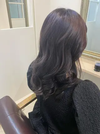 ロング カラー パーマ miel hair 新宿店 【ミエル ヘアー】所属・新宿西口から徒歩5分 石橋卓典のヘアスタイル