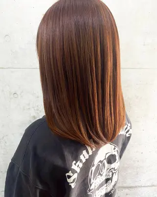 ミディアム Blink Remit hair明野店所属・秋月 亜耶のヘアスタイル