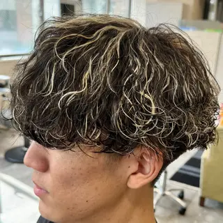 ショート パーマ メンズ 優太朗/仙台/メンズ /波巻き/ツイスパ/のヘアスタイル