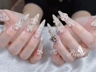 ロング Rin Nail 新大久保店のネイルデザイン