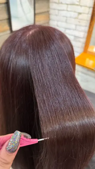 セミロング カラー 🍓 JURiA 🍓のヘアスタイル