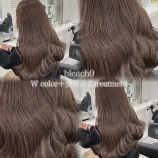 カラー ベージュ・ラベンダー カラー🎀りりのヘアスタイル