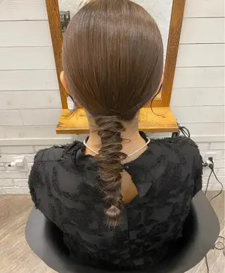 ヘアアレンジ 🌟アレンジが似合う カラー🌟Rumiのヘアスタイル