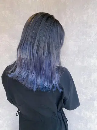 ミディアム カラー 入江 允のヘアスタイル
