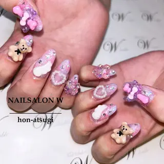 ミディアム ネイルサロン ダブルのネイルデザイン