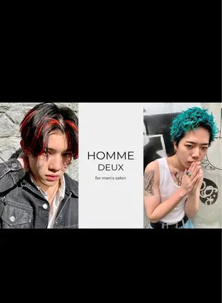 カラー パーマ ヘアアレンジ メンズ HOMME DEUX所属・HOMME DEUX / HIROTOのヘアスタイル