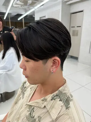 ショート パーマ メンズ 【メンズ縮毛矯正】 田中秀斗のヘアスタイル