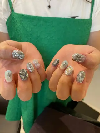 ネイル AOI✩⡱ y2kネイルのネイルデザイン