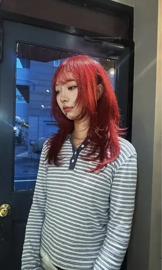 カラー Asuka/髪質改善 /カラー/ヘアセットのヘアスタイル