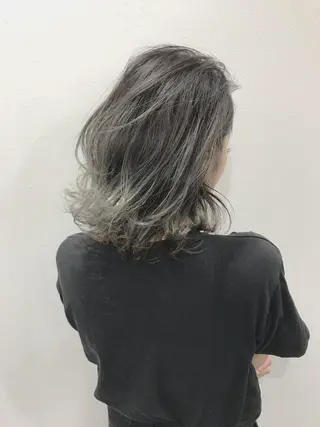 ミディアム カラー ヘアアレンジ 指名支持率NO.1 スタイリストのヘアスタイル