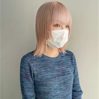 ミディアム カラー yiye 青山所属・無料カットモデル募集 🌱ひょうがのヘアスタイル