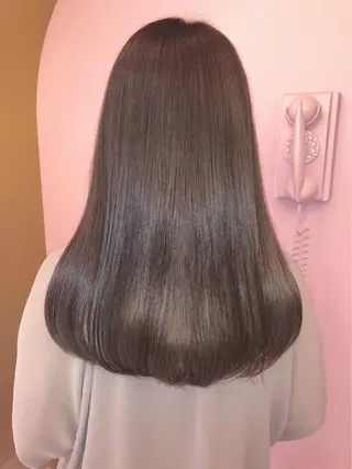 セミロング カラー RIYA❤︎ Aujuaソムリエのヘアスタイル