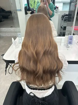 ロング カラー エフェクトブリーチ／ レイヤーカット／翔のヘアスタイル