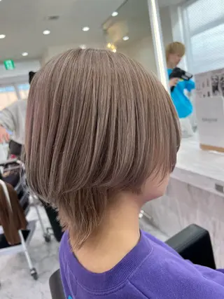 ミディアム 韓国風🫧艶カラー 💟ran💟のヘアスタイル