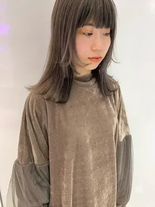 ミディアム カラー share salon JAM 吉祥寺所属・レイヤー/ブリーチ HIKARU ♡のヘアスタイル