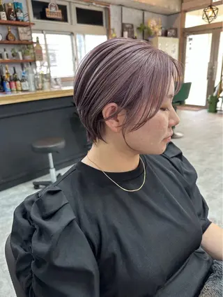 ショート カラー C'LD Hair Produce【シールドヘアープロデュース】所属・シールドヘアー/那覇 /縮毛矯正/ブリーチのヘアスタイル