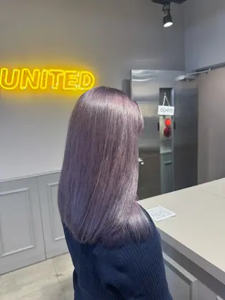 ミディアム カラー ヘアアレンジ Over hair_ misakiのヘアスタイル