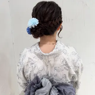 ヘアアレンジ 🦋Misaki🦋 メンズパーマ/着付けのヘアスタイル