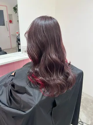 ロング ナナ♡レイヤーカット ♡似合わせカラーのヘアスタイル