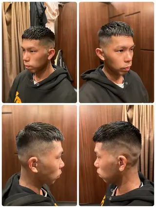 ショート BroTokyo Barbershop 銀座店所属・大河 たいがのヘアスタイル
