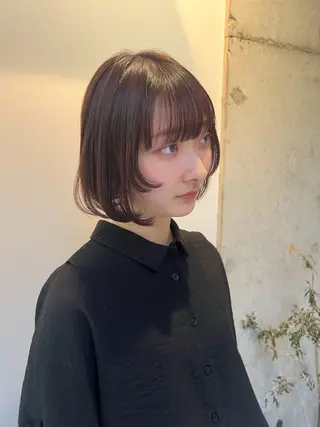 ショート カラー 🌝ぷる艶ハイトーン 柔らかヘア🍅まあやのヘアスタイル