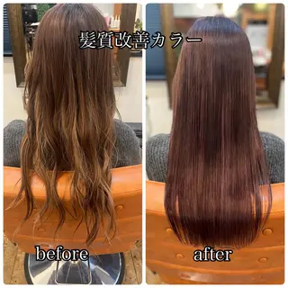 ロング ⚪️髪質改善 縮毛 店長 コウ⚪️のヘアスタイル
