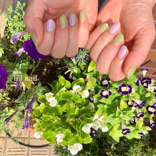 ショート pllia beautyのネイルデザイン