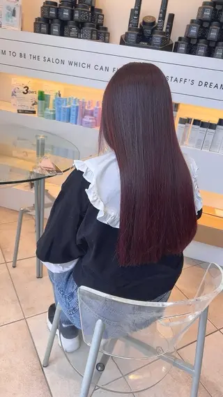 ロング カラー 🐰根本 姫音｜ 淵野辺カラー🤍🫧のヘアスタイル