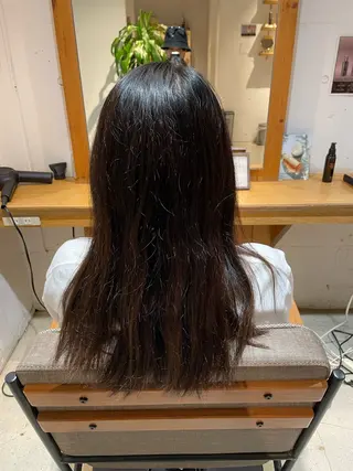 ロング 縮毛矯正支持率👑 No.1 SORAのヘアスタイル