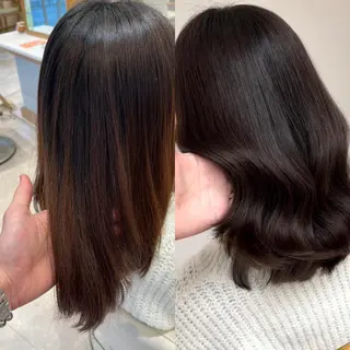 ミディアム カラー ミタニ/髪質改善 /レイヤーカットのヘアスタイル