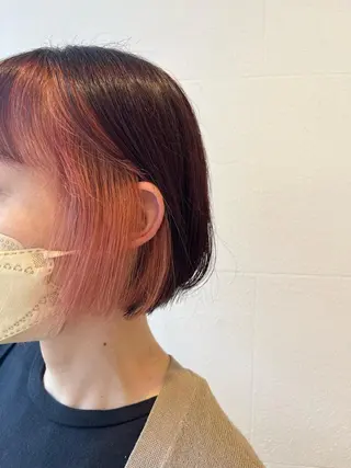 ショート カラー 🪽羽エク/Ash 店長/折目奈央🪽のヘアスタイル