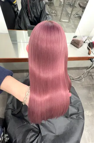 ロング カラー nico TOKYO 渋谷所属・ブリーチ ハイトーン 特化🌈フジタハルキのヘアスタイル