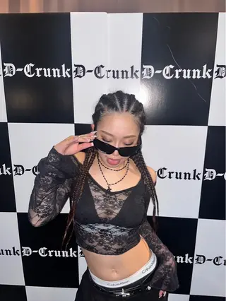 ロング ＆so.所属・SENA/ハイトーン /コーンロウのヘアスタイル