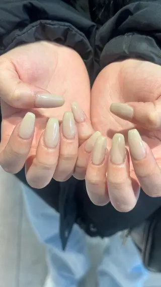 ネイル 🎀韓国レイヤー特化 🎀ベージュ/ミクのヘアスタイル